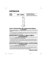 Hitachi WH 10DCL User manual