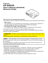 Hitachi CP-WUX645N User manual