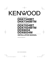 Kenwood DDX6034M Installation guide