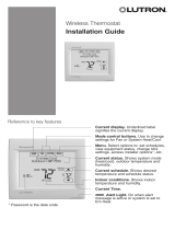 Lutron Electronics 33-00155EFS Installation guide