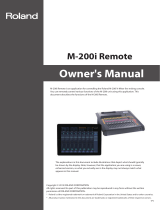 Roland M-200i User guide