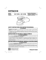 Hitachi SV 13YST User manual