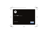 Motorola MOTONAV TN700 Series Quick start guide