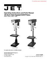JET J-A5818 Owner's manual