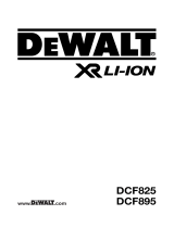 DeWalt DCF825 User manual