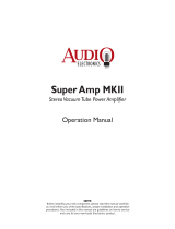 AUDIO ELECTRONICS AE Super Amp MkII Owner's manual