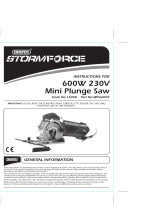 Draper Storm Force 89mm Mini Plunge Saw Operating instructions