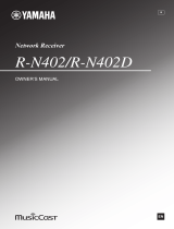Yamaha R-N402D Owner's manual