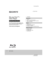 Sony BDP-S6700 Operating instructions