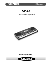 Suzuki SP-47 Owner's manual
