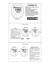 Avocet ALTIMETER 50 User manual