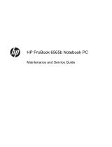 HP ProBook 6565b Notebook PC User guide