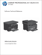 HP LaserJet Pro M1212nf Multifunction Printer series Reference guide