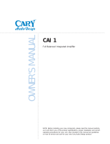 Cary Audio Design CAI 1 Owner's manual