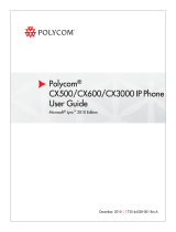 Polycom CX500 User manual