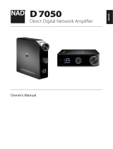 NAD D 7050 User manual