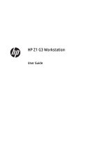 HP Z1 All-in-One G3 Workstation User guide