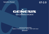 Genesis Technologies GT-2.0 Operating instructions