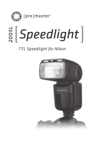 Promaster 200SL Speedlight Owner's manual