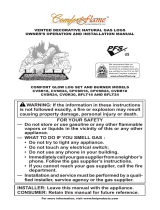 Comfort Glow CVDR18 User manual