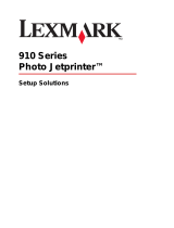 Lexmark 21B0807 - P 915 Color Inkjet Printer User manual