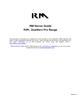 RM dualserv pro series User manual