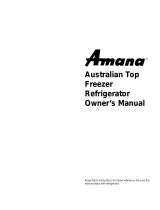 Amana TS518S Owner's manual