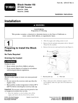 Toro Block Heater Kit, RT1200 Trencher Installation guide