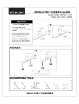 Elkay DSE125224DF Installation guide