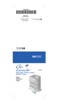HP Color LaserJet 8550 Multifunction Printer series Reference guide