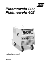 ESAB PLASMAWELD 202 User manual