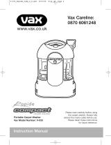 Vax Rapide Owner's manual