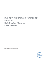 Dell S2718HN/S2718NX User manual