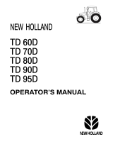 New Holland TD 95D User manual