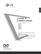 LG 50PK550 Owner's manual