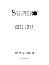 Supermicro SUPER P4SSE User manual
