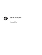 HP Latex 110 Printer User guide