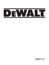 DeWalt DW713 User manual