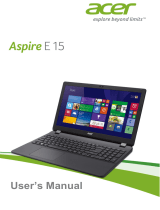 Acer Aspire ES 15.6 Inch AMD E1 4GB 1TB Laptop User manual