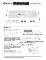 Poly SoundStation IP 7000 Quick start guide