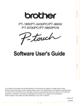 Brother PT-9600 Software User's Guide