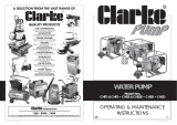 Clarke CHF3 Operating & Maintenance Instructions