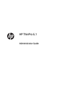 HP t628 Thin Client User guide