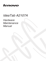 Lenovo IdeaTab A2107A Hardware Maintenance Manual