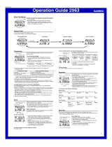 Casio Men's Black Resin Strap Watch Owner's manual