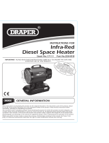 Draper Jet Force, Infrared Diesel/Kerosene Space Heater Operating instructions