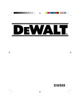 DeWalt DW 849 Owner's manual