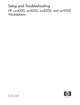 HP XW9300 WORKSTATION User guide