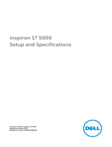 Dell Inspiron 17 5000 Series Quick start guide