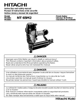 Hikoki NT65M2 - to 2-1 16 Gauge Finish Nailer User manual